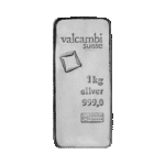10x1 килограм сребърно кюлче Valcambi