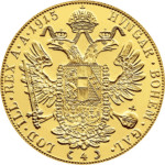 13.96 гр. Златна Монета 4 Австрийски Дуката 1915 - Image 2