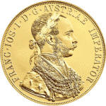 13.96 гр. Златна Монета 4 Австрийски Дуката 1915