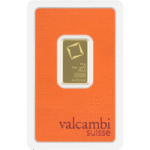 10 грама златно кюлче Valcambi